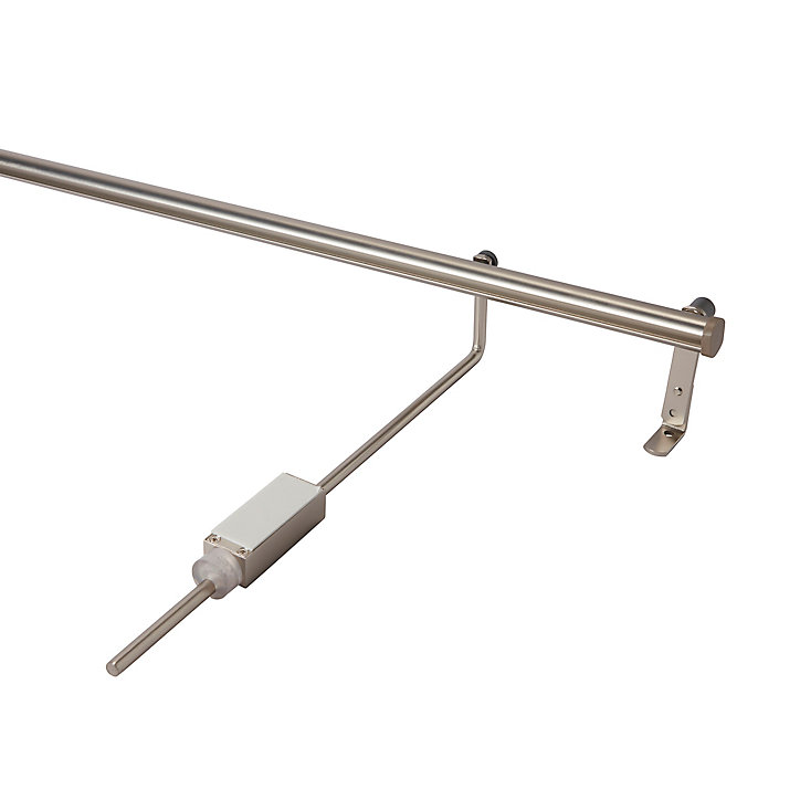Kit de tringle à rideau pour porte Ikaria GoodHome 100 cm chrome