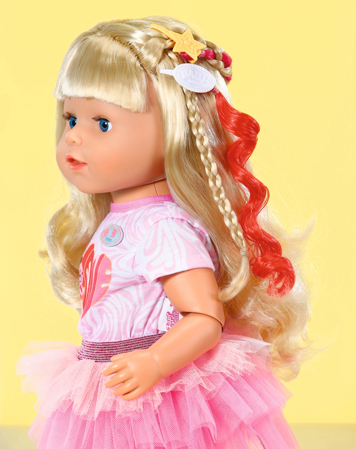 BABY born® Puppe SISTER PLAY & STYLE (43cm) in blond