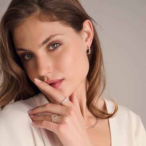 Sif Jakobs Jewellery Biella Altro Piccolo Ring, Silver, 52