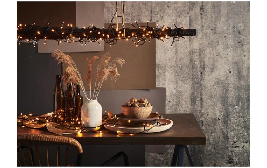 LED Lichterkette Golden 16 m, 800 LEDsDekorative Weihnachtsbeleuchtung