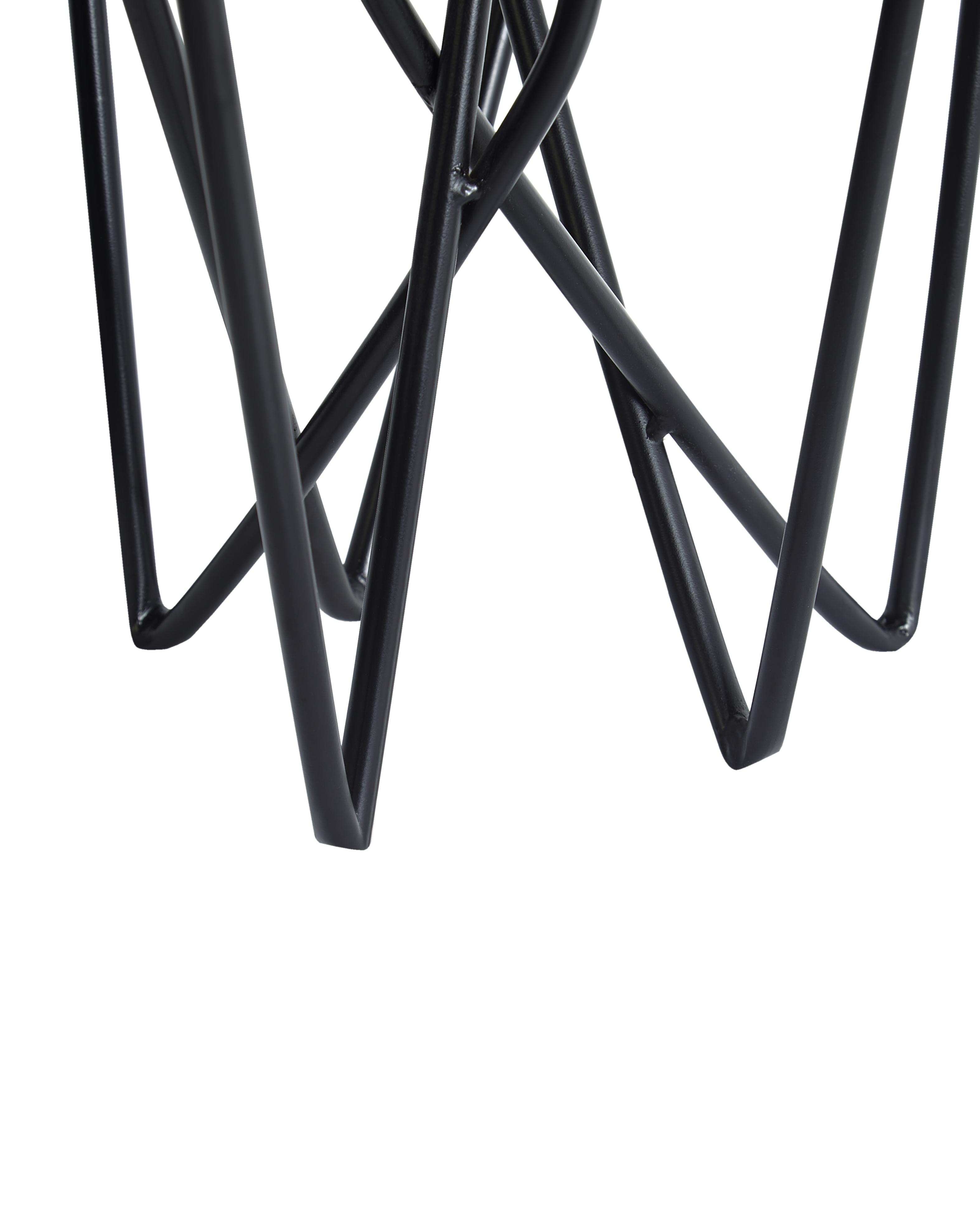 Kaarshouder MATOSINHOS Metaal 54 cm Zwart