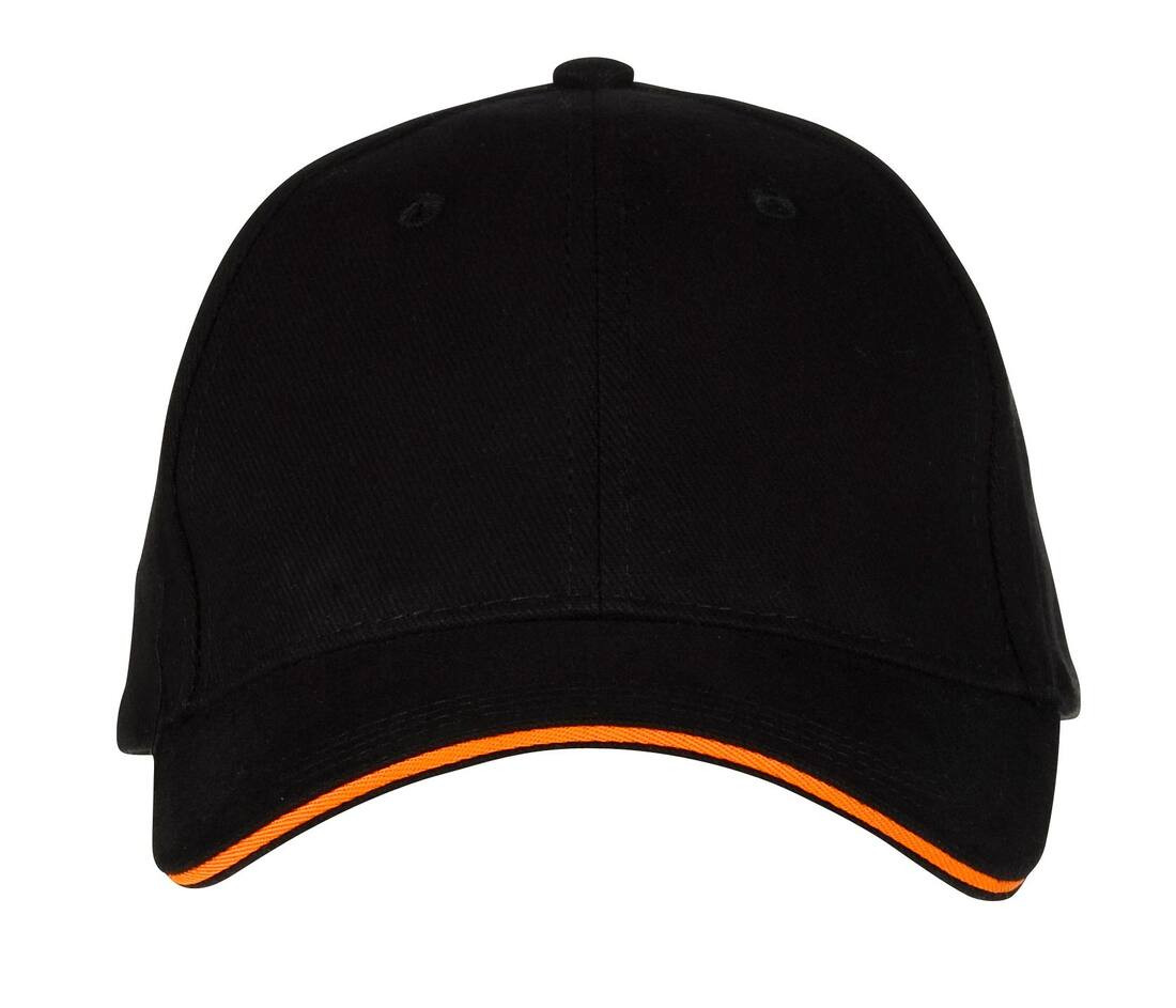 Black&Match BM911 - Casquette 6 Panneaux Sandwich