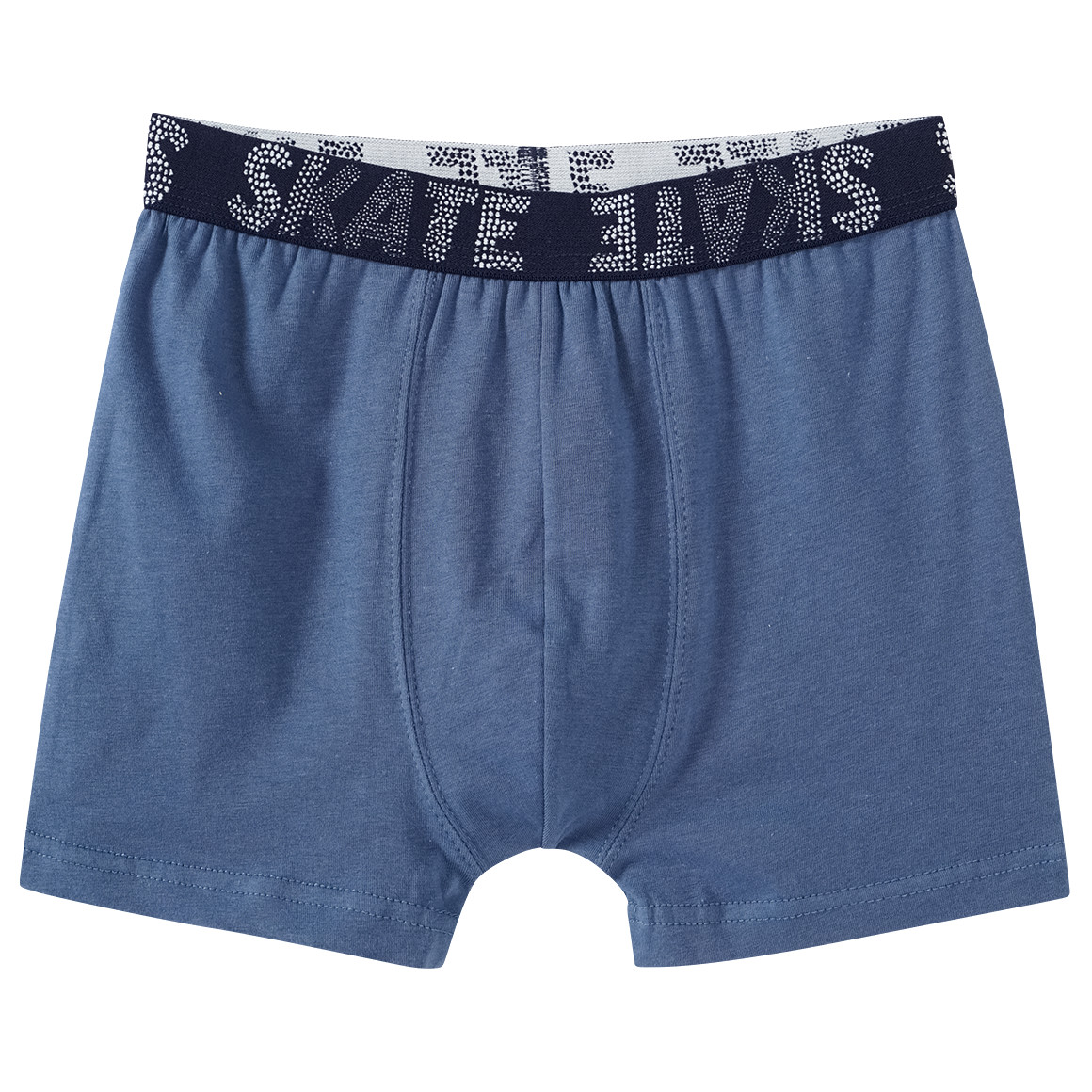 Yigga 3 Jungen Boxer mit Webbund blau / dunkelblau / graugrün