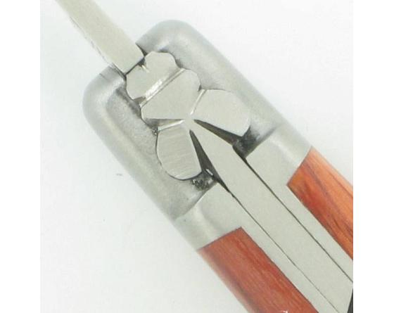 Laguiole XS Bois de rose - Acier 14C28 Couteau de Poche - Laguiole par Fontenille Pataud