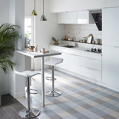 Pied ajustable Diall ø60 x H. 700-1000 mm chrome