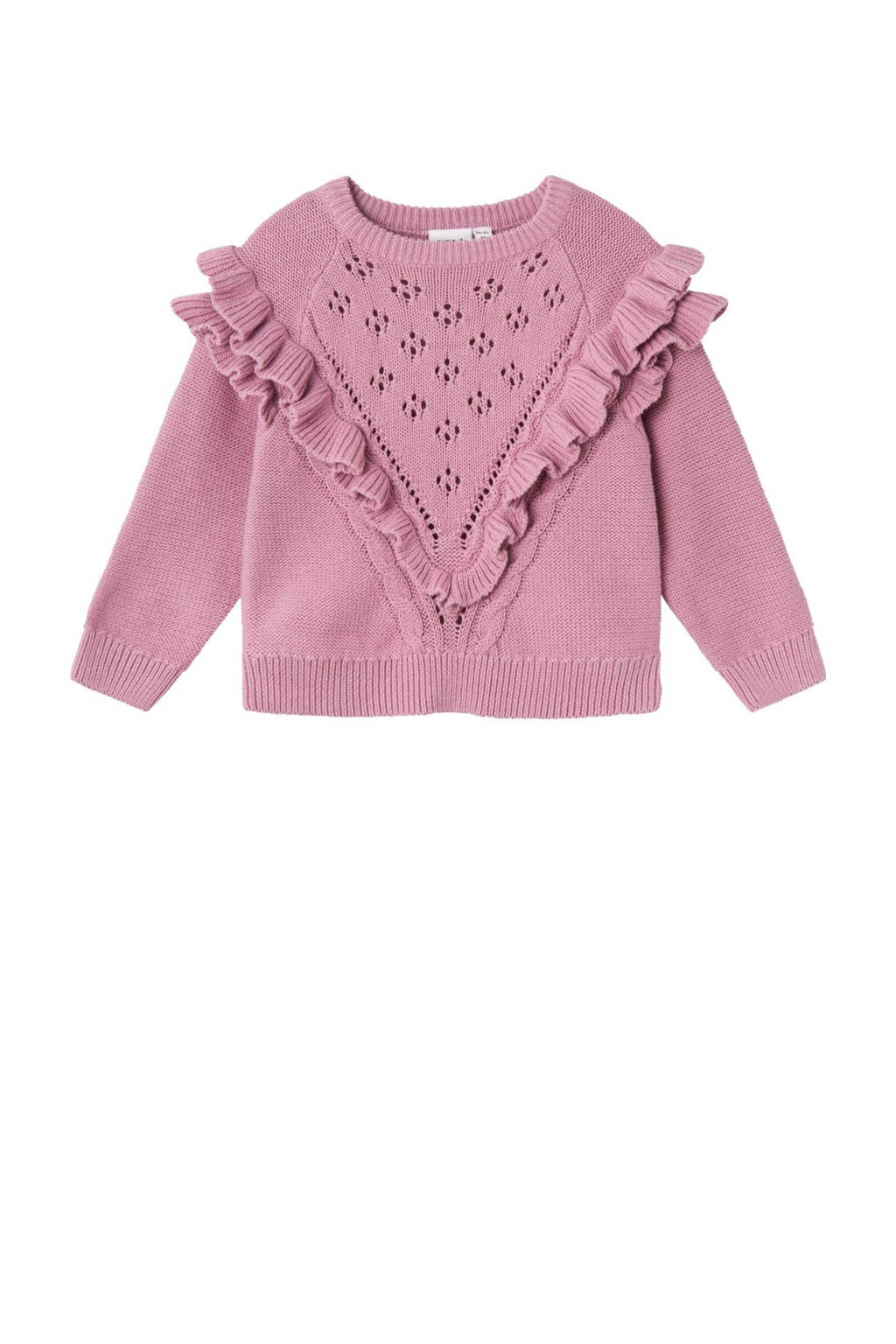 NAME IT gebreide trui roze
