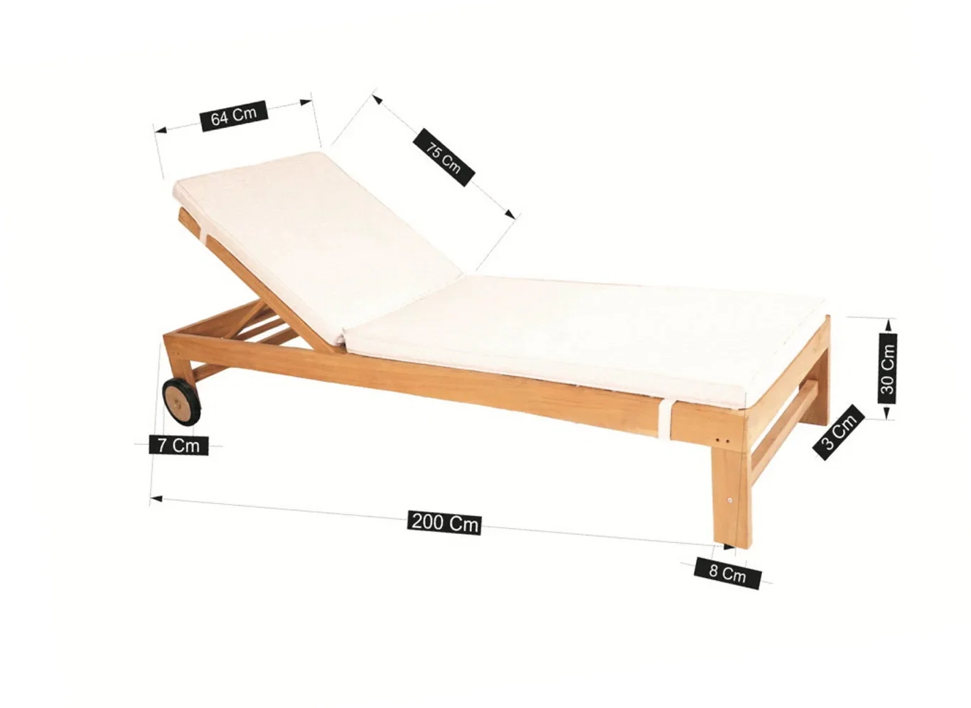 Solseng Bayamo Lengde 200 cm