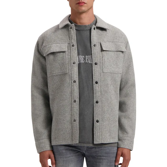 Pure Path Flannel Overshirt Heren