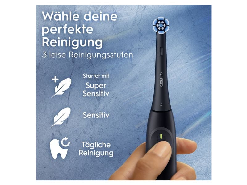 Oral-B Elektrische Zahnbürste iO Series2 Night Black Rotationszahnbürste