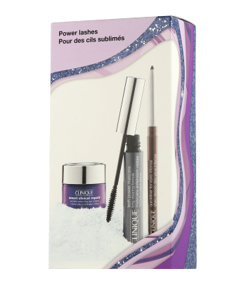 Clinique Lash Power Mascara Set mit Mascara, Eye Cream & Quickliner 6ml-5ml-0,14g