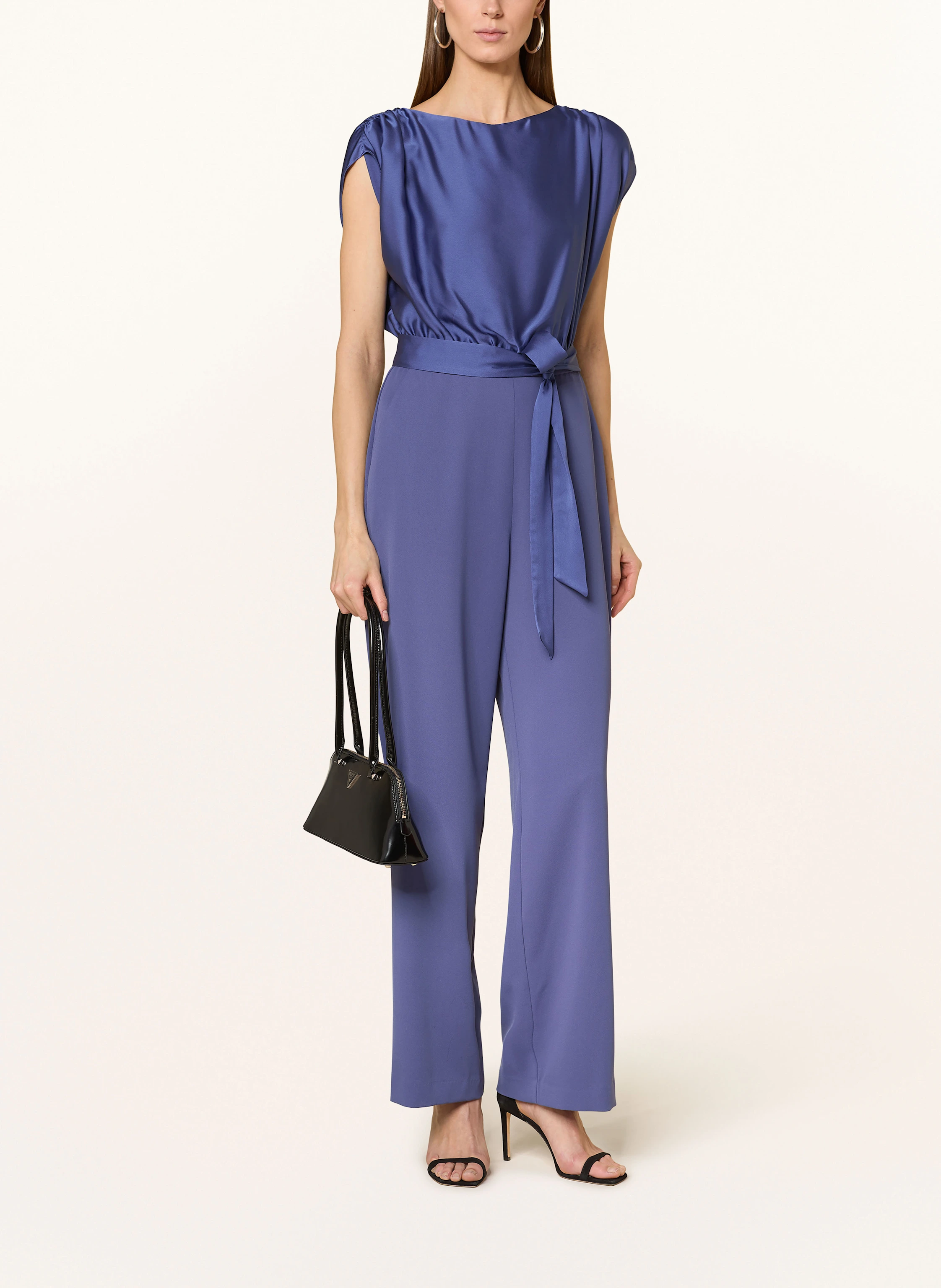 SWING Jumpsuit im Materialmix