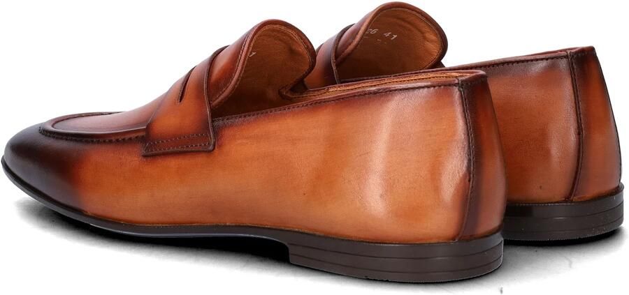 Nelson leren loafers cognac
