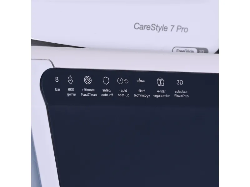 Braun CareStyle 7 Pro IS 7282 BL - Dampstrygejern med automatisk afbrydelse - såleplade: EloxalPlus FreeGlide 3D - 2700 W - blå