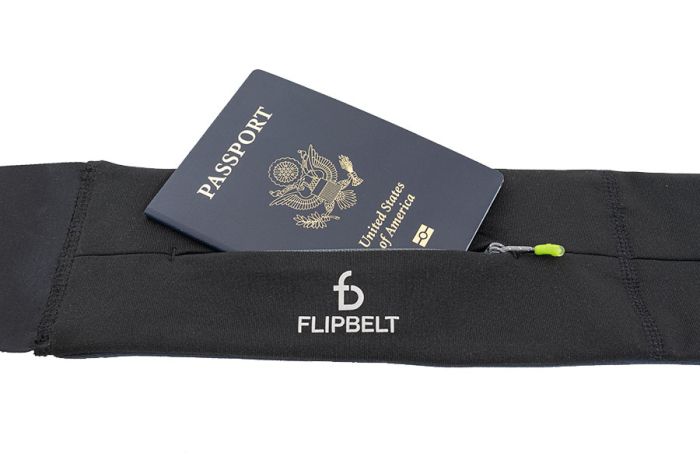 FlipBelt Zipper Adjustable Velcro løbebælte