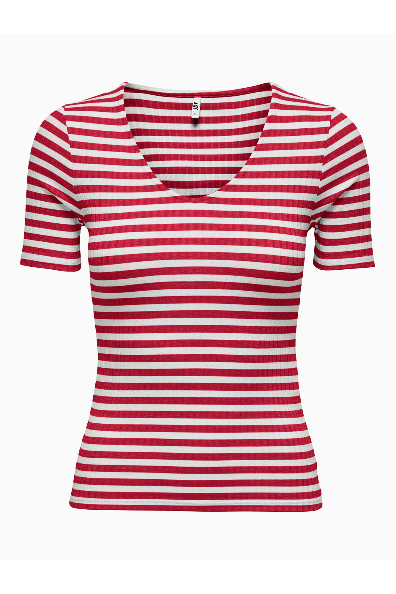 Blusa listrada de manga curta