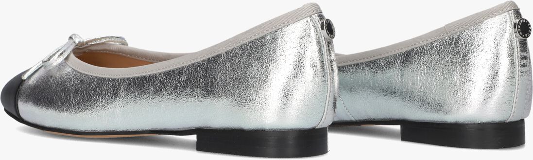 STEVE MADDEN zilveren steve madden ballerina's ellison