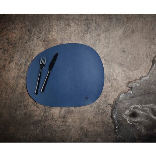 RAW Organic Dækkeserviet, Dark Blue, 33,5x41 cm