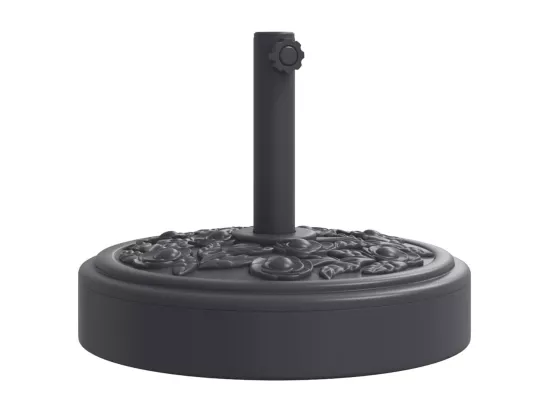 Base de parasol pour mats ?38 / 48 mm 25 kg rond