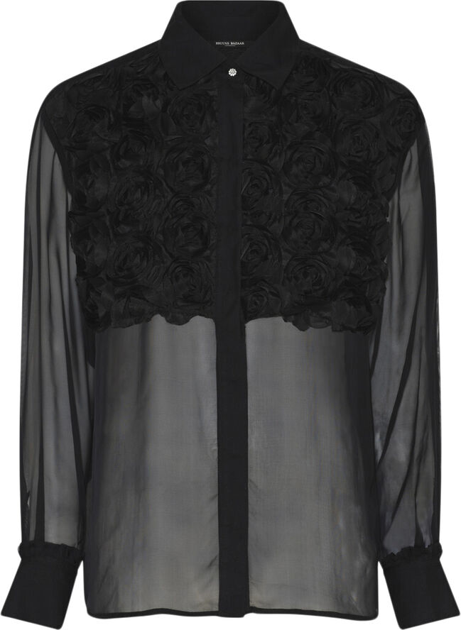 Bruuns Bazaar ChiffonBBAsta shirt Black