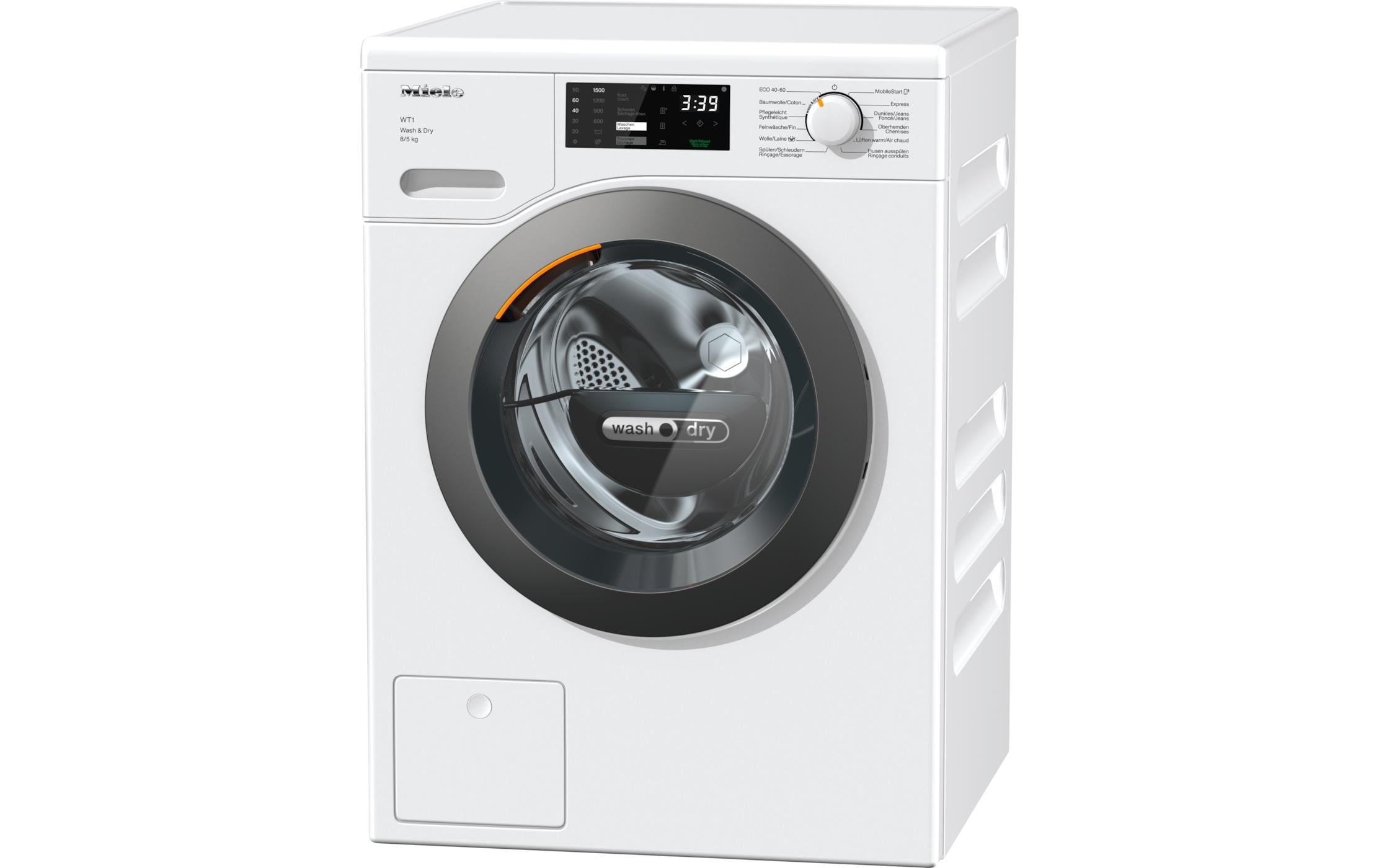 Waschtrockner WTD 100-60 CH 8 kg / 5 kg<br>Tumbler zum Waschen und Trocknen in einem