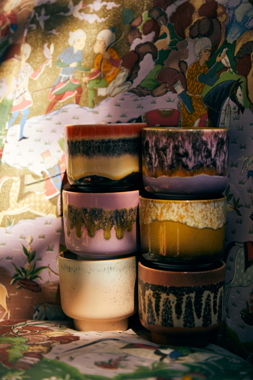 HKliving 70's Ceramic geurkaars Ø12,5 Cape town