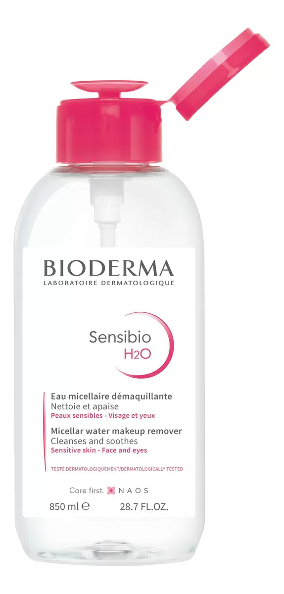 Bioderma Sensibio H2O Micellar m. pumpe - 850 ml.