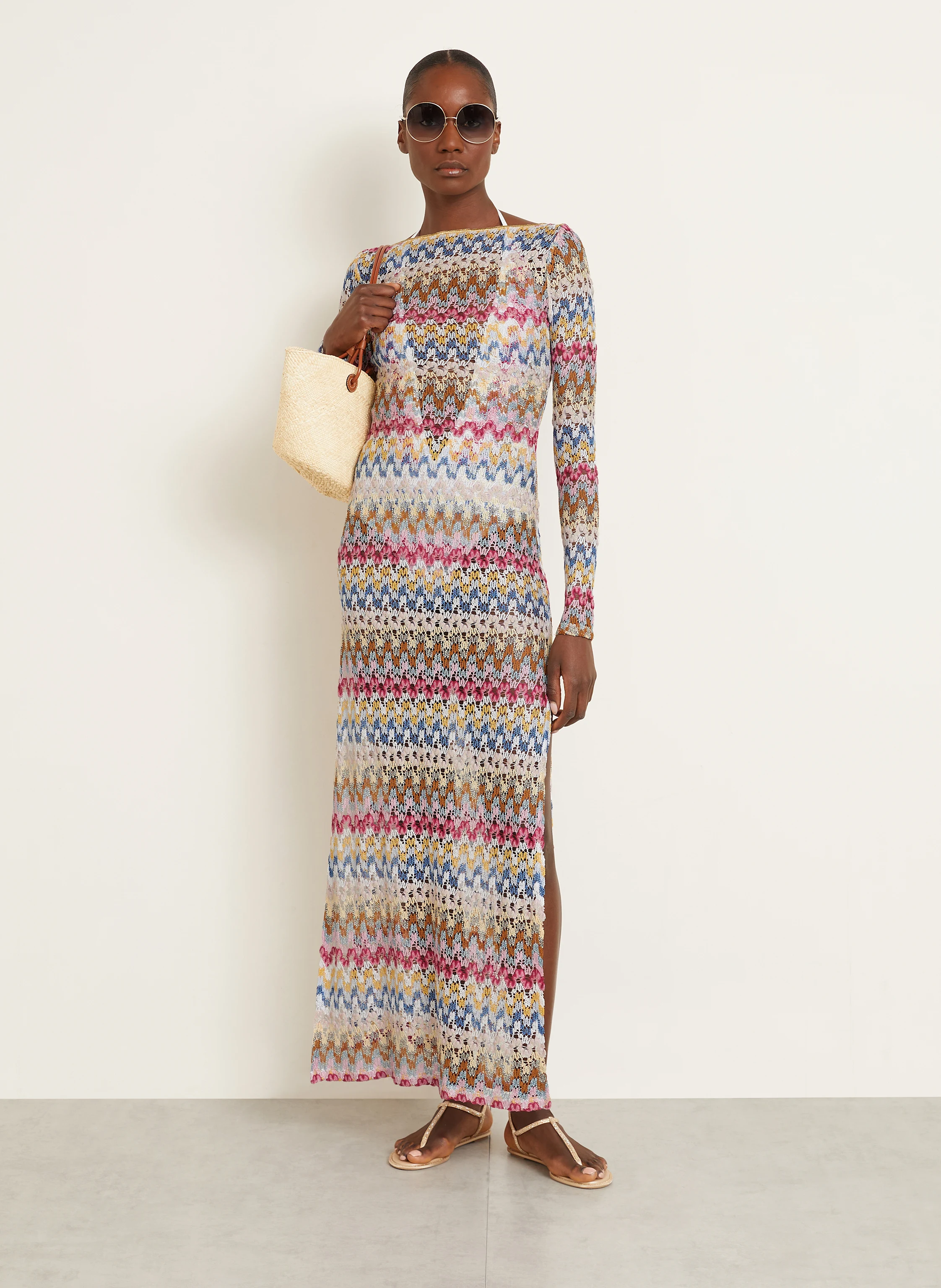 MISSONI Strandkleid mit Glitzergarn