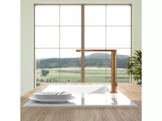 Robinet cuisine VILLEROY ET BOCH Finera bronze