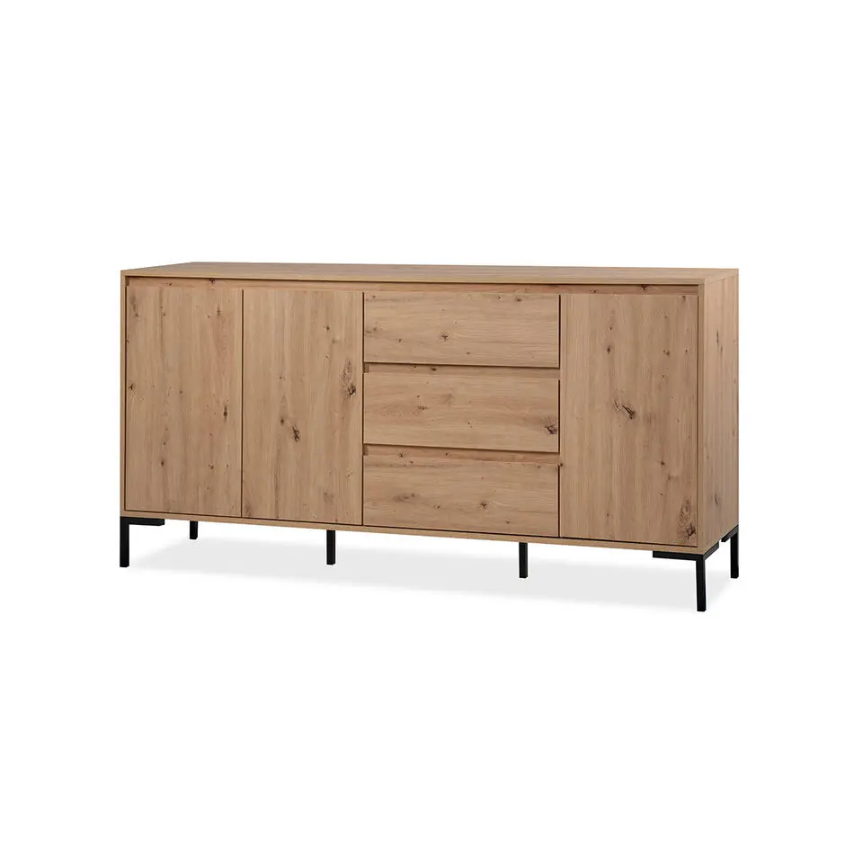 CALICOSY - Dressoir PLOCK - Licht hout - 87x170x40 cm