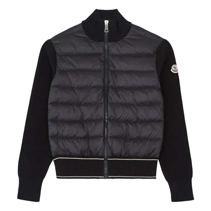 Moncler Cardigan Matelassé | Noir