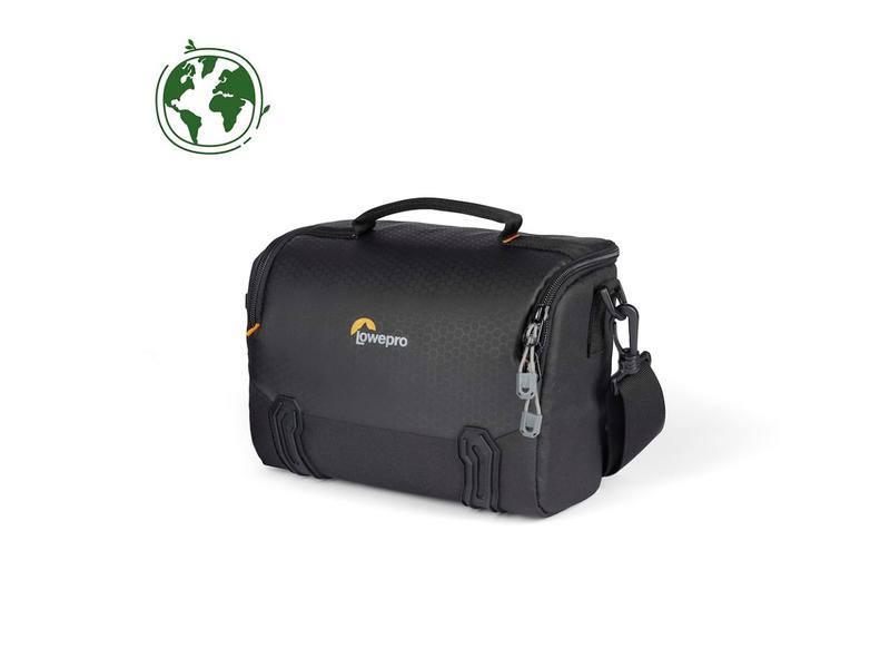 Lowepro Kamera-Tasche Adventura SH 160 III (GRL) Schwarz Robuste und praktische Kameratasche aus recycelten und solution-dyed Materialien