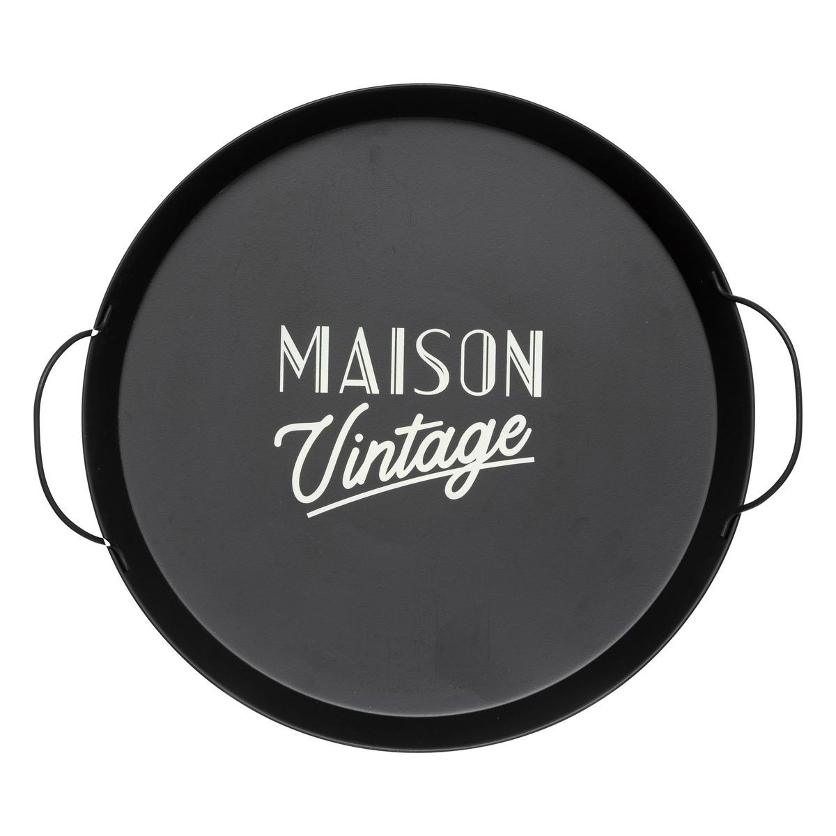 PLATEAU METAL CAFE BORDELAIS TAILLE S