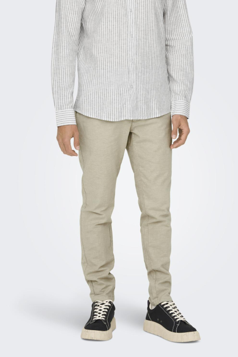 Only & Sons beige heren broek