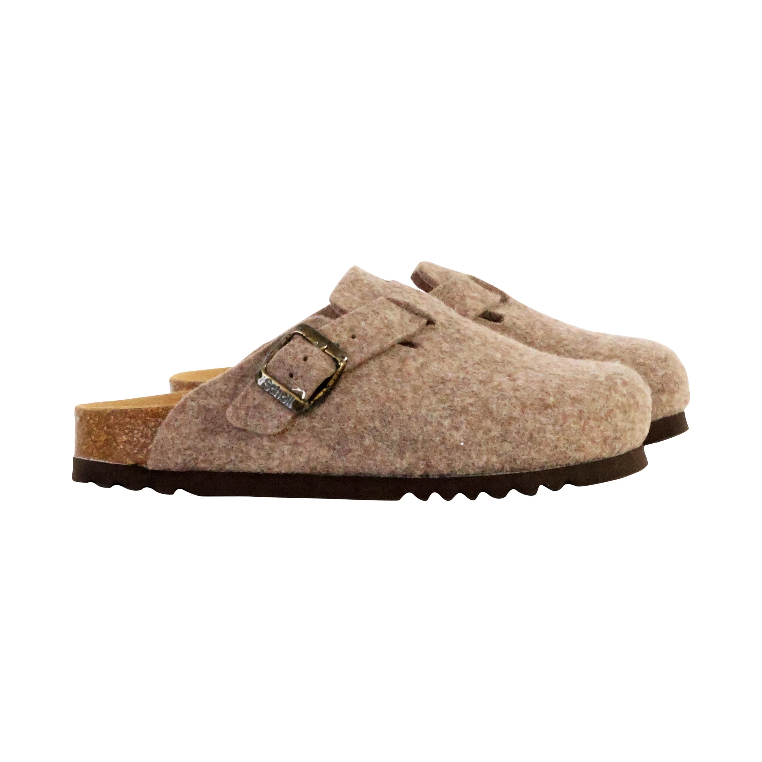 Mules cuirfae | Beige
