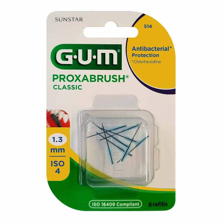 GUM Proxabrush Classic Ersatzbürsten 1,3 mm, 8 St