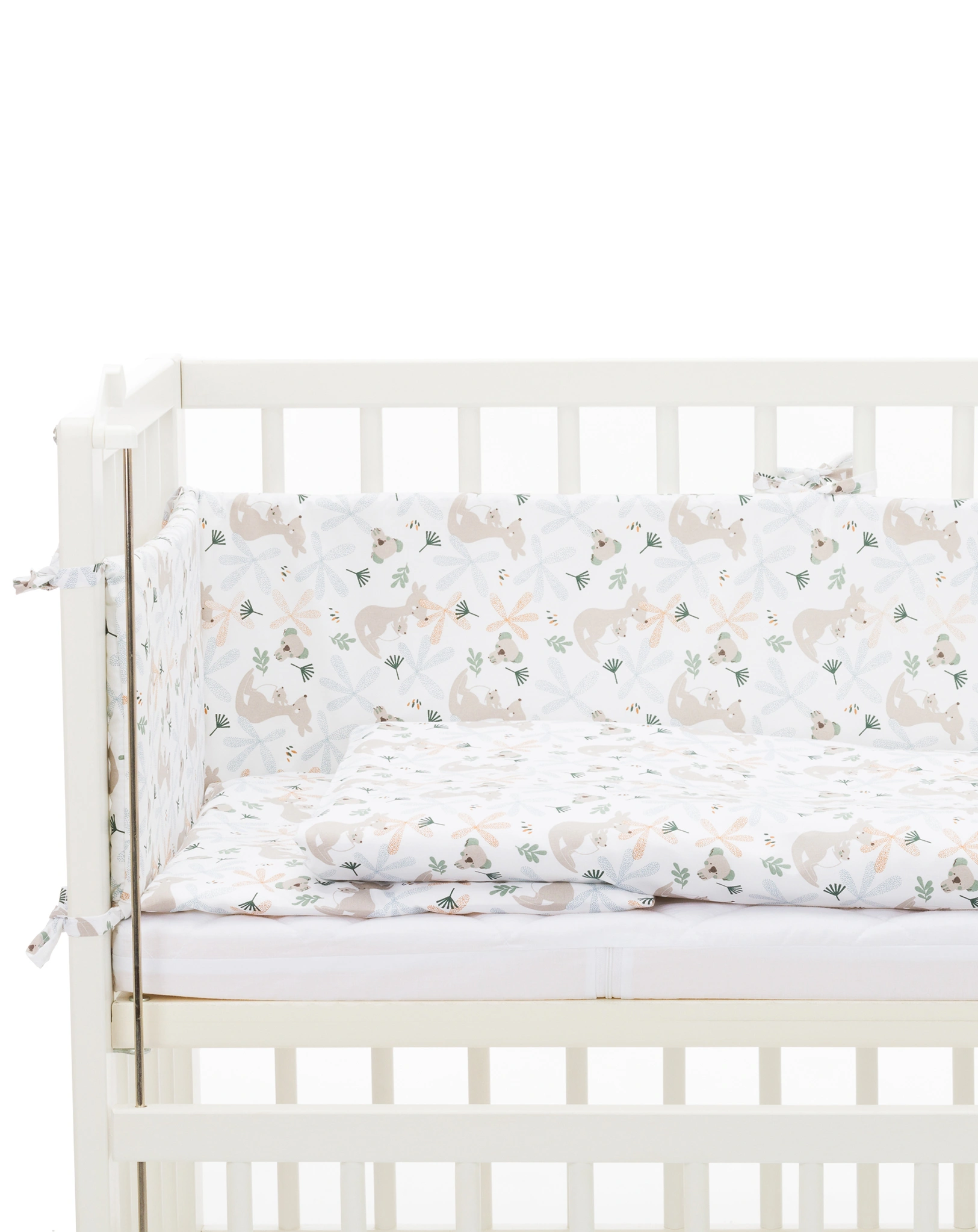 Bettset COCON LUXE - KANGAROO 6-teilig in weiß