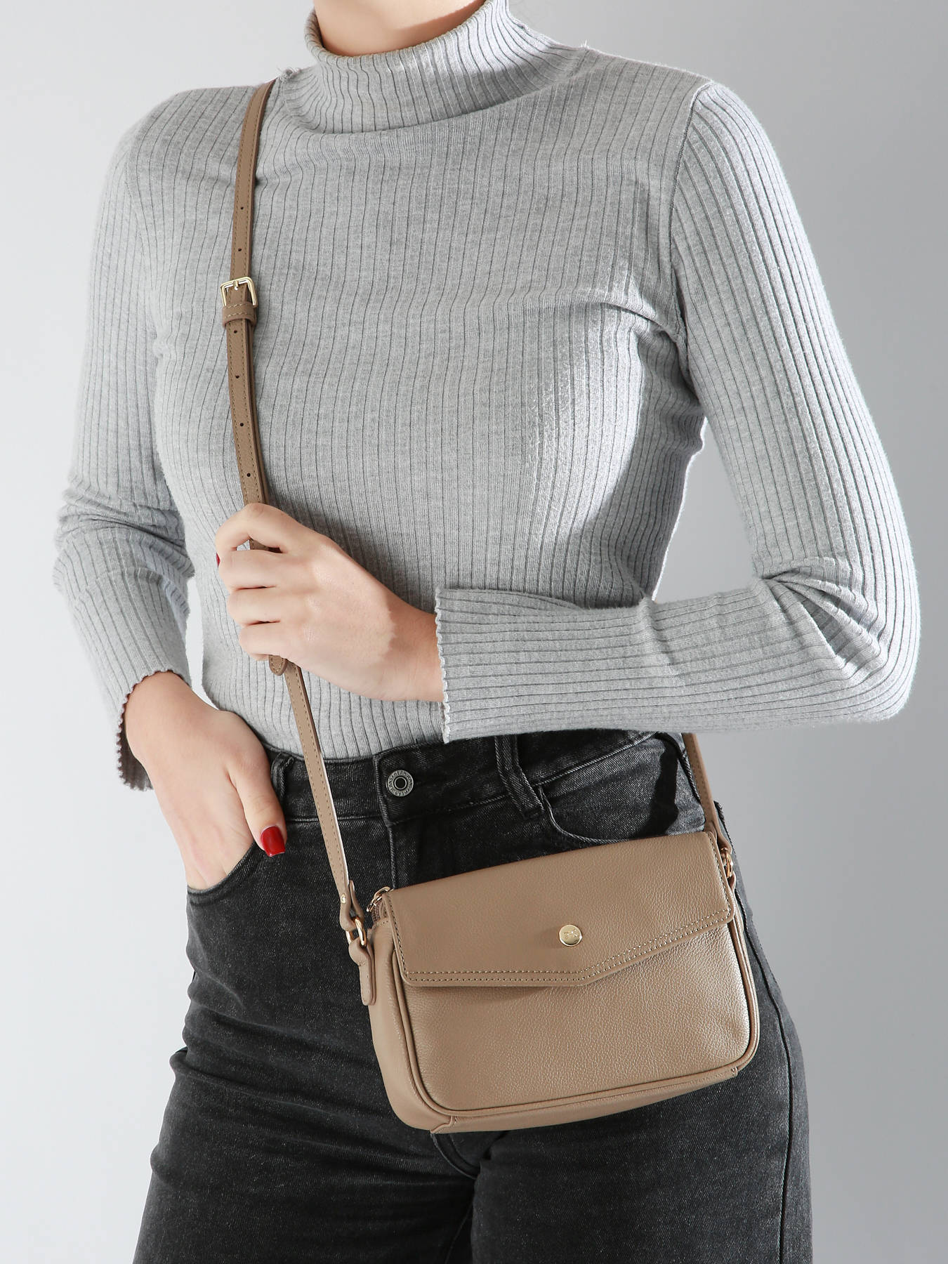 Sac bandoulire Luna cuir HEXAGONA