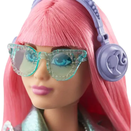 Barbie Prinzessinnen Abenteuer Daisy Puppe (rosa Haare) mit Hündchen