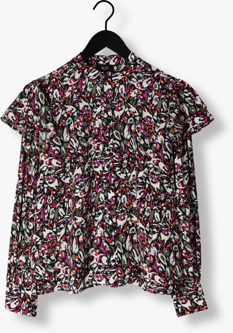 ALIX THE LABEL multi alix the label blouse ladies woven blurry flower blouse