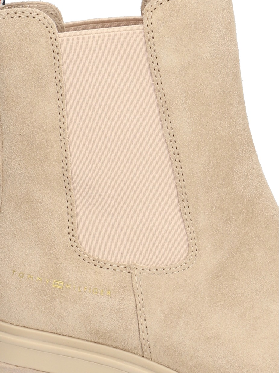 ESSENTIAL MIDHEEL SUEDE BOOTIE