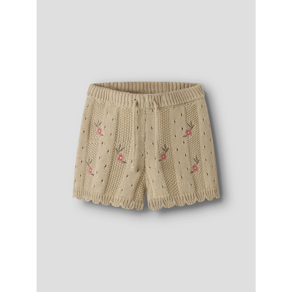 Køb Lil'Atelier Mojave Desert Nmfhalyn Wide Strik Shorts Lil