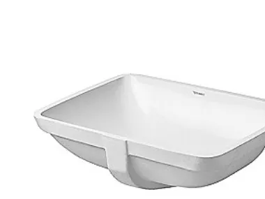 Starck 3 vask underlimning 49 x 36,5 cm med overløb uden hanehul