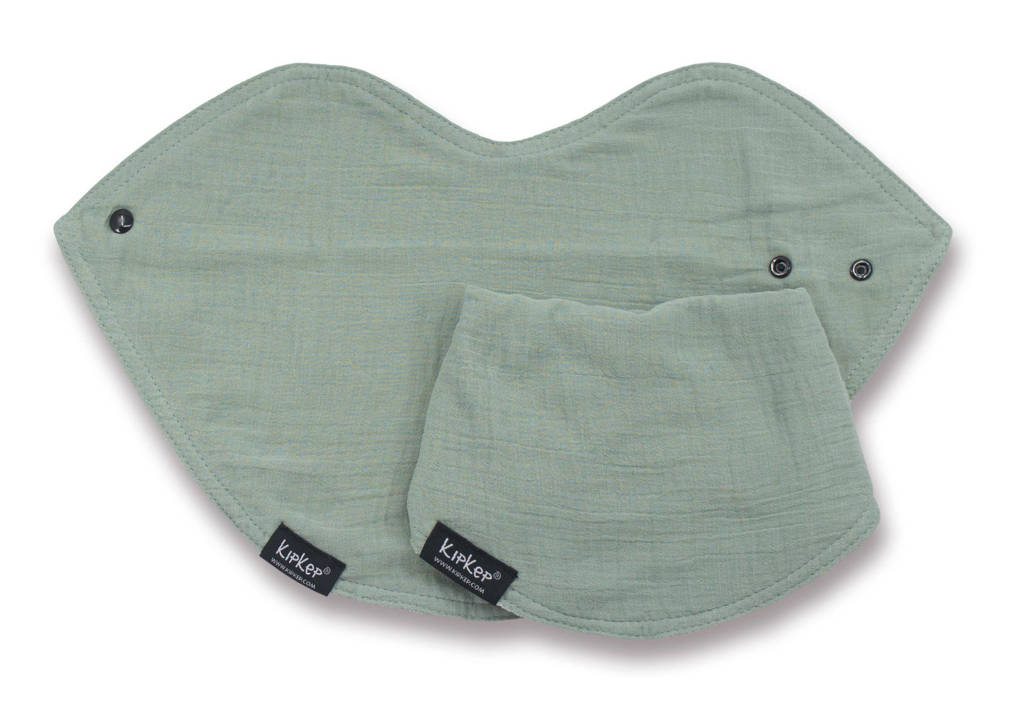 slab Bib 3-in-1 Pale Green - set van 2