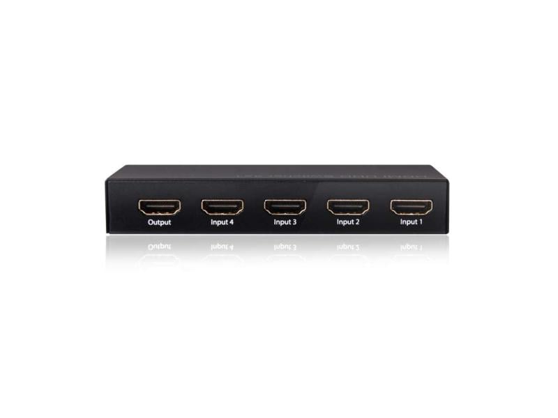 Club 3D Switchbox HDMI 2.0 UHD, 4 Port HDMI 4K 60Hz UHD SwitchBox mit 4 Ports