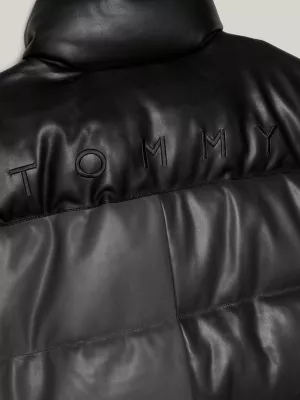 Jaqueta puffer Tommy Remastered Alaska com blocos de cores tonais