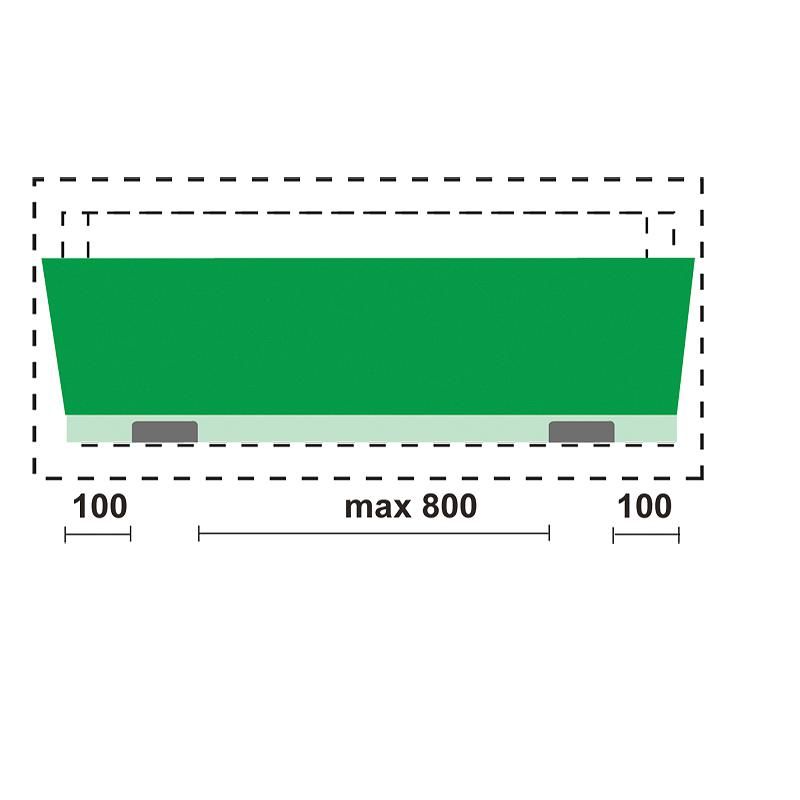 AXA Scharnier Smart Easyfix 89x89 rondhoek gegalvaniseerd - 1677-09-23/E
