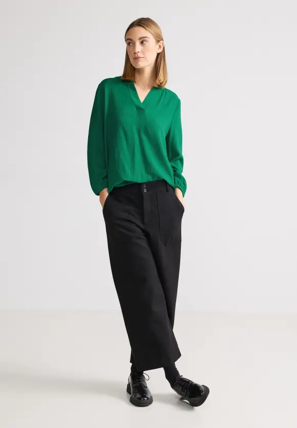 Tunikabluse mit Struktur - fresh spring green