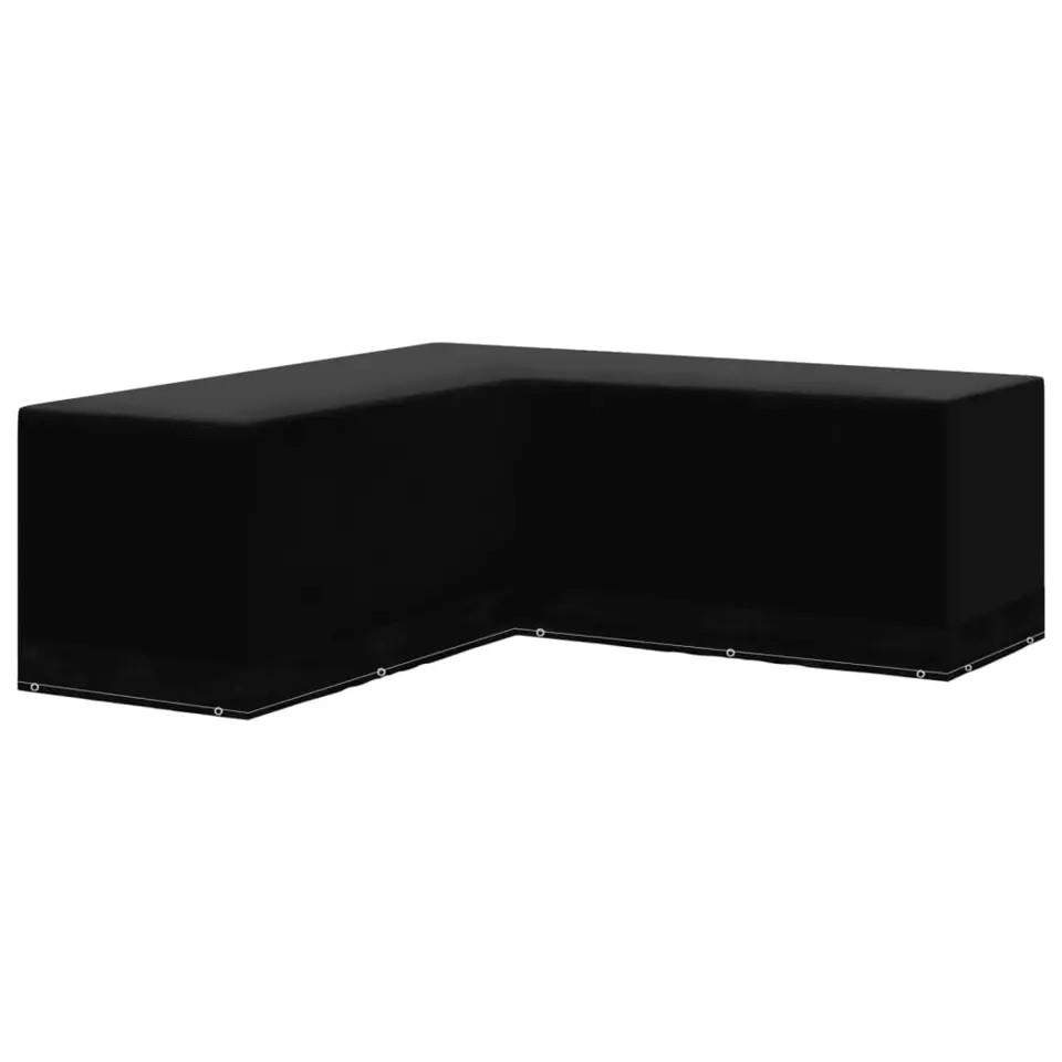 vidaXL - Tuinmeubel Hoes - Zwart - Polyetheen - 250 x 250 x 90 cm