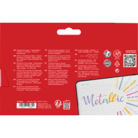 Faber-Castell Textmarker TL 46 Metallic 8er Etui