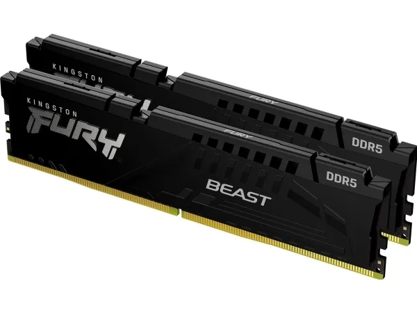 Kingston Technology FURY Beast 64GB 5600MT/s DDR5 CL36 DIMM (sæt med 2) Black EXPO, 64 GB, 2 x 32 GB, DDR5, 288-pin DIMM